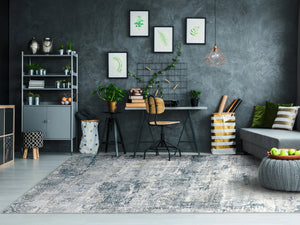 Castilla 3533-950 Grey/Blue Rug