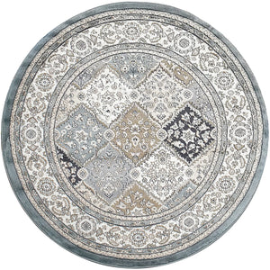 Yazd 8471-510 Blue/Ivory Rug