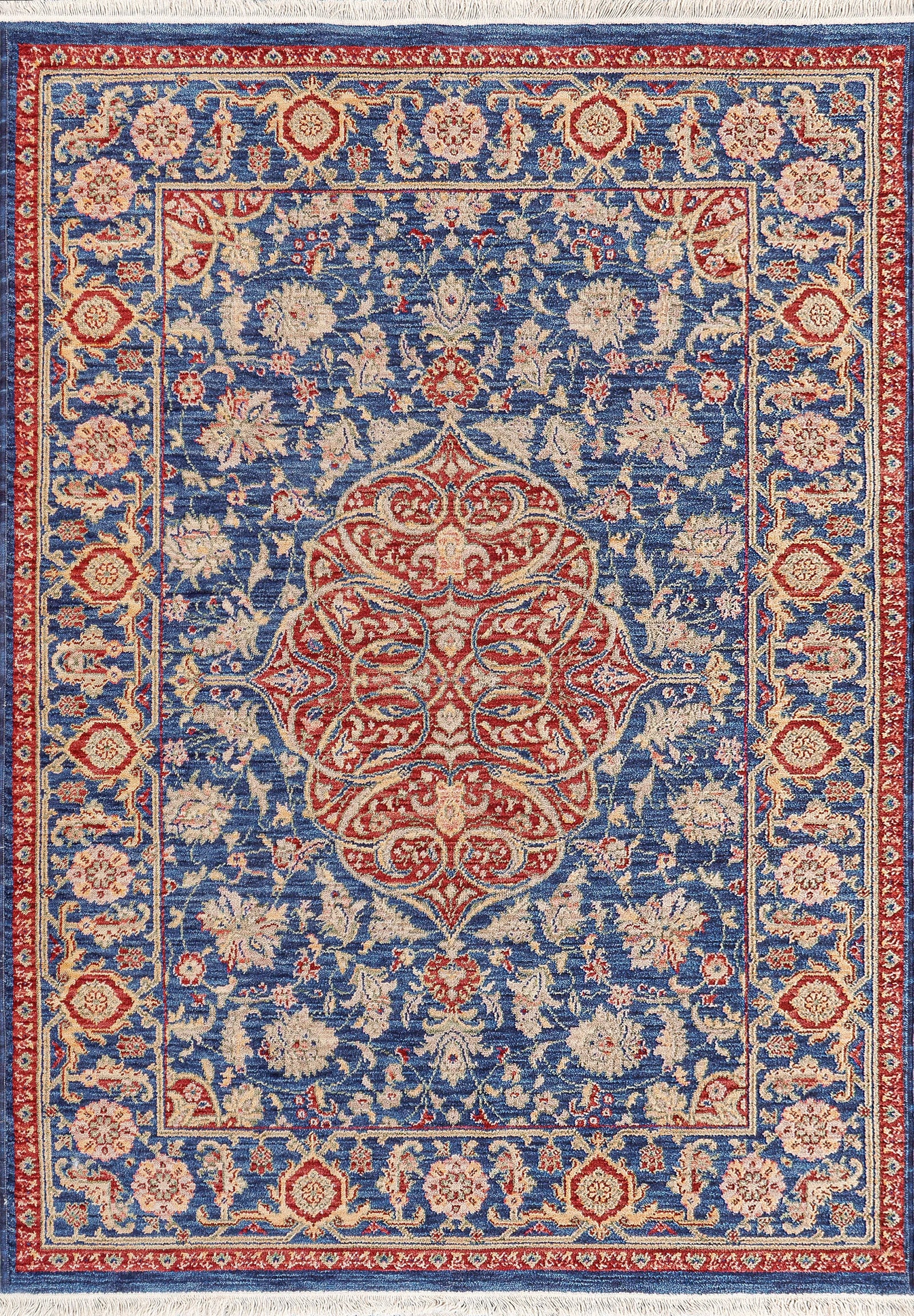 Wade 18607-539 Navy/Red Rug