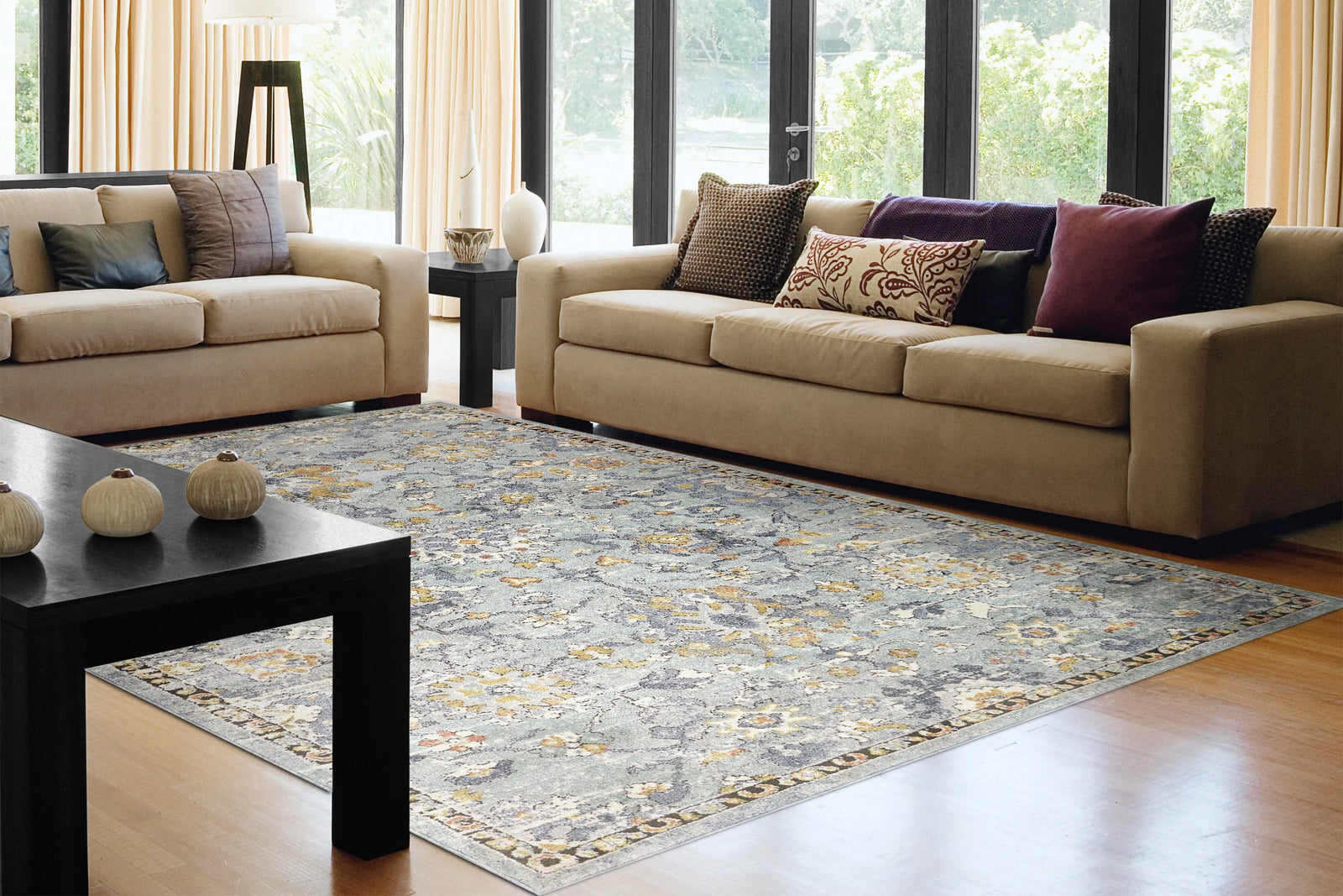 Mabel 4092-559 Aqua/Multi Rug