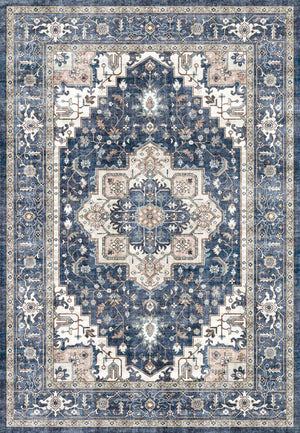 Elise 6302-510 Navy/Ivory Rug