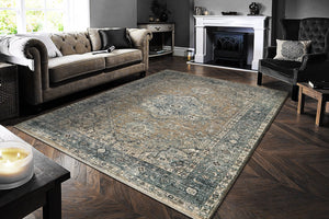 Dakota 6644-850 Beige/Blue Rug