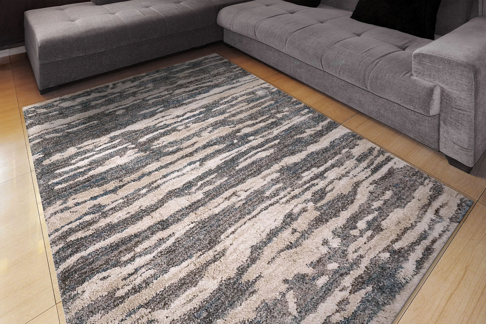Cruz 7005-501 Blue/Ivory Rug