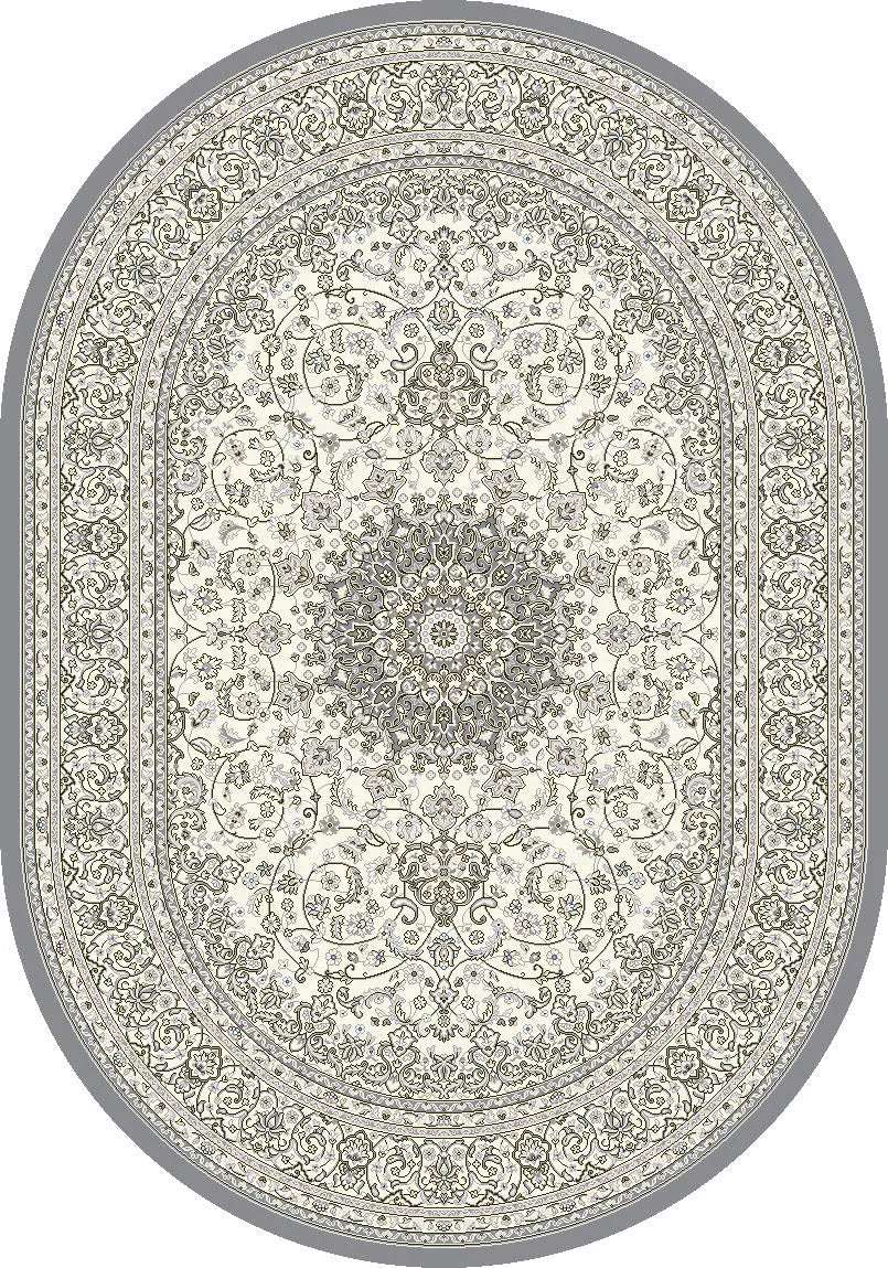 Ancient Garden 57119-6656 Cream/Grey Rug