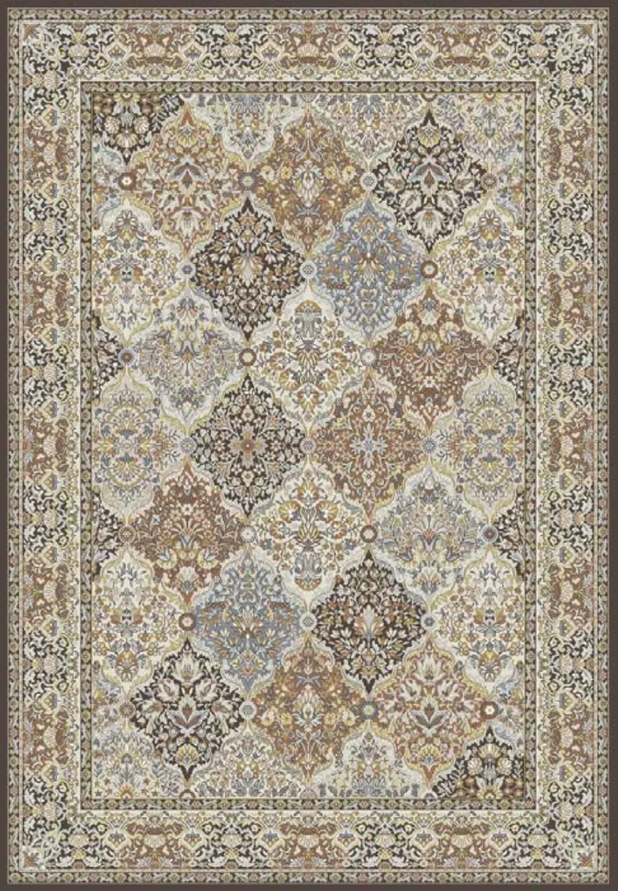 Ancient Garden 57008-3235 Brown/Blue Rug