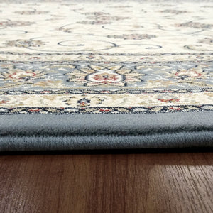 Ancient Garden 57120-6454 Ivory/Light Blue Rug