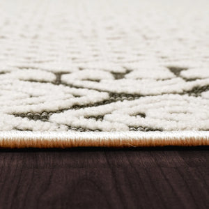 Lotus 8148-190 Ivory/Charcoal Rug
