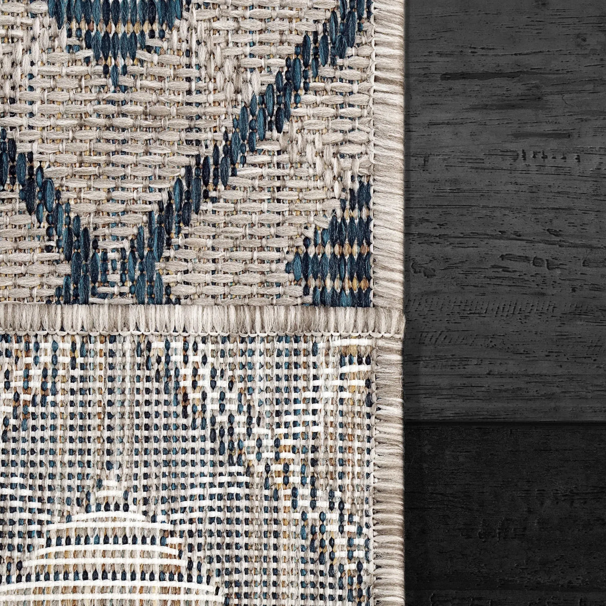 Melissa 4232-950 Grey/Blue Rug