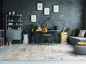 Couture 52023-6414 Grey/Gold Rug