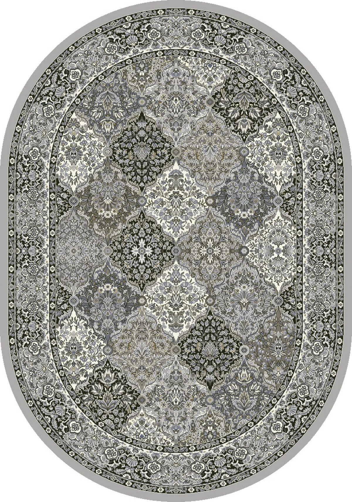 Ancient Garden 57008-9696 Cream/Grey Rug