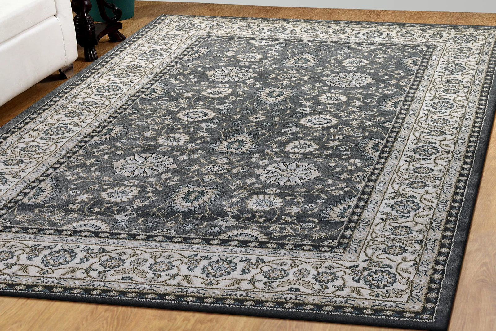Yazd 2803-910 Grey/Ivory Rug