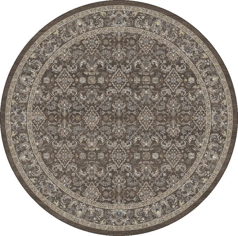 Ancient Garden 57276-3235 Dark Brown/Beige Rug