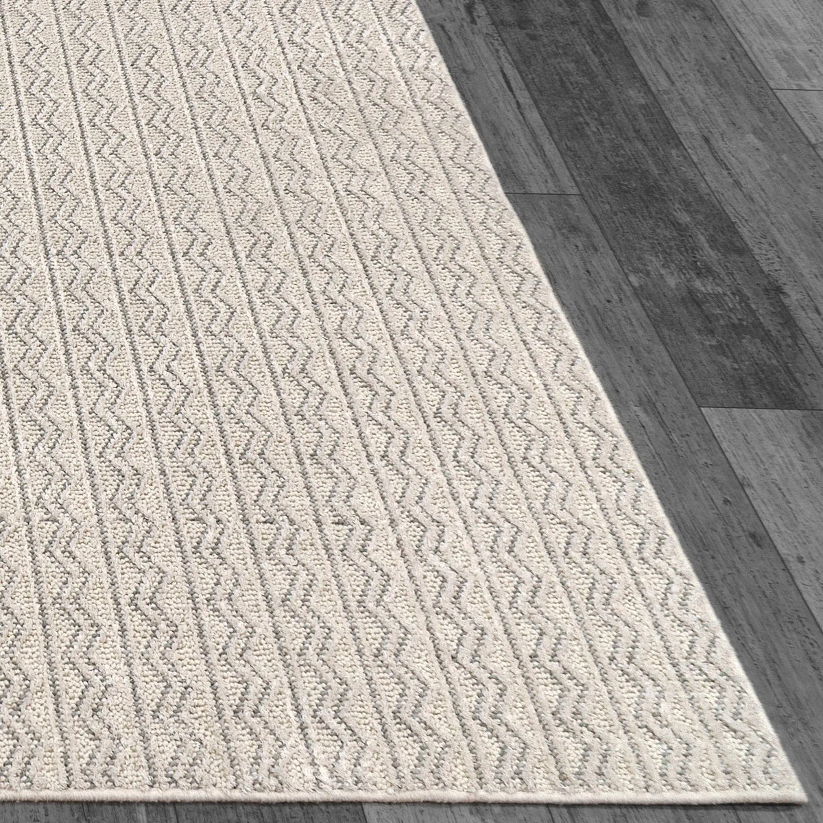 Vuna 14955-190 Ivory/Grey Rug