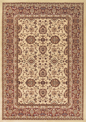 Yazd 2803-130 Cream/Red Rug