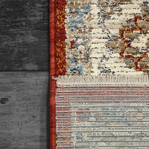 Dakota 6640-399 Red/Multi Rug