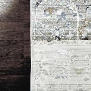 Refine 4635-897 Taupe/Silver Rug