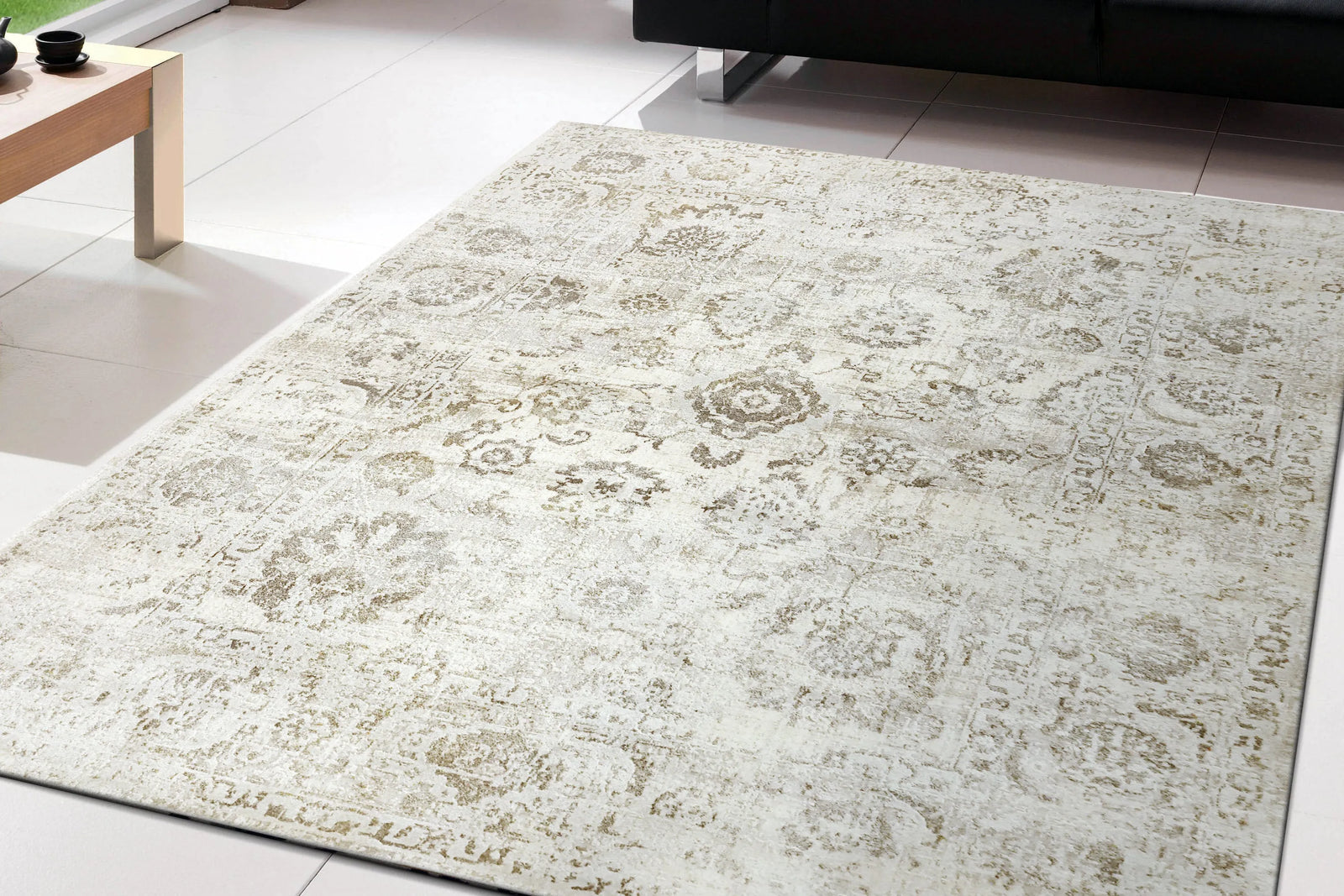 Castilla 3530-190 Ivory/Grey Rug
