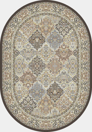 Ancient Garden 57008-3235 Brown/Blue Rug