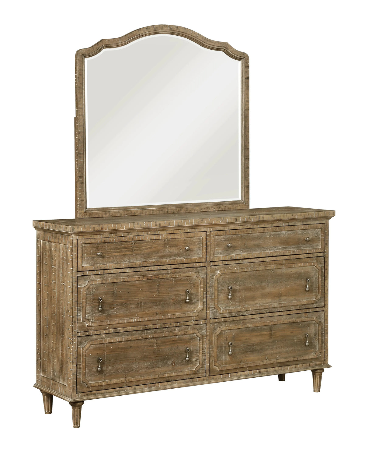 Interlude 6-Drawer Dresser Sandstone Buff