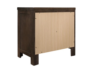 Ashton Hills 2-Drawer Nightstand Ash Brown