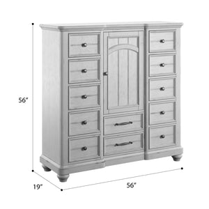 New Haven 12-Drawer Master Chest Oyster Shell