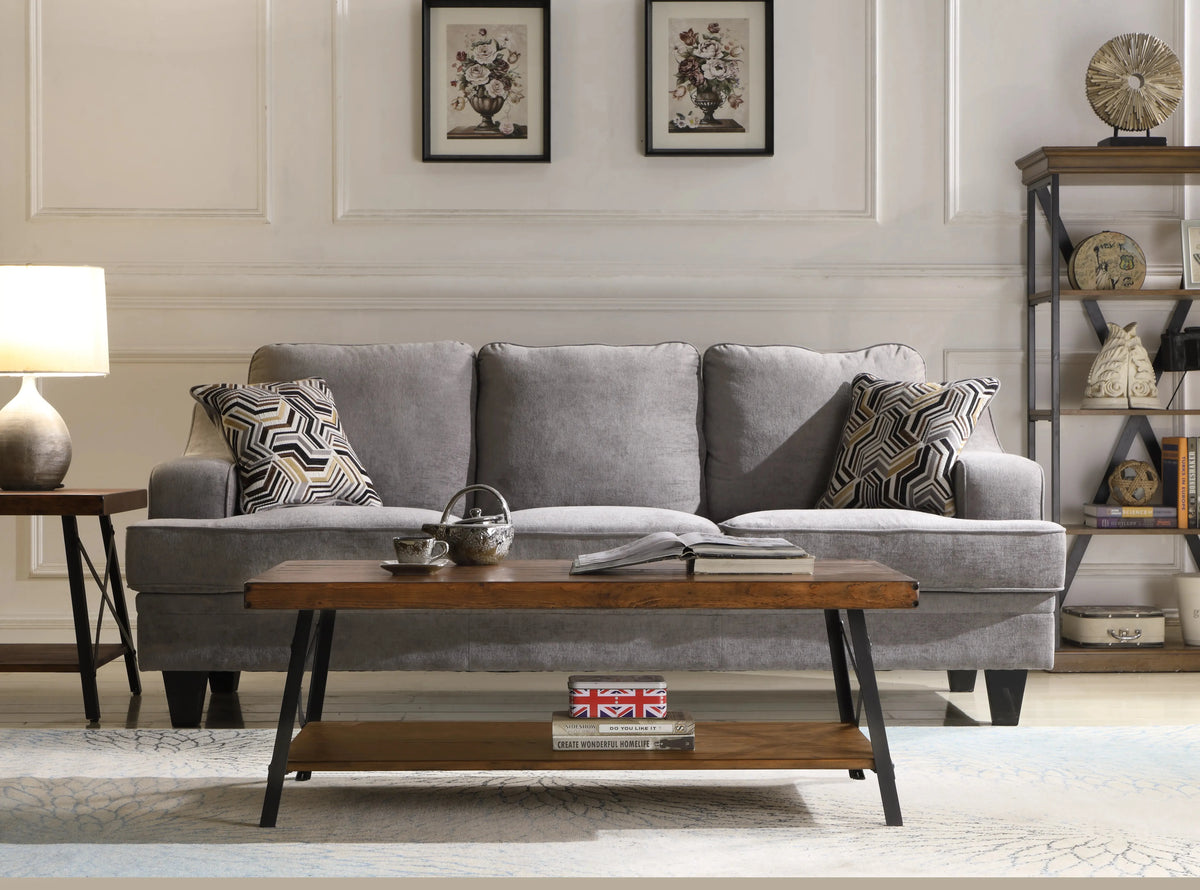 Chandler End Table Pine Brown