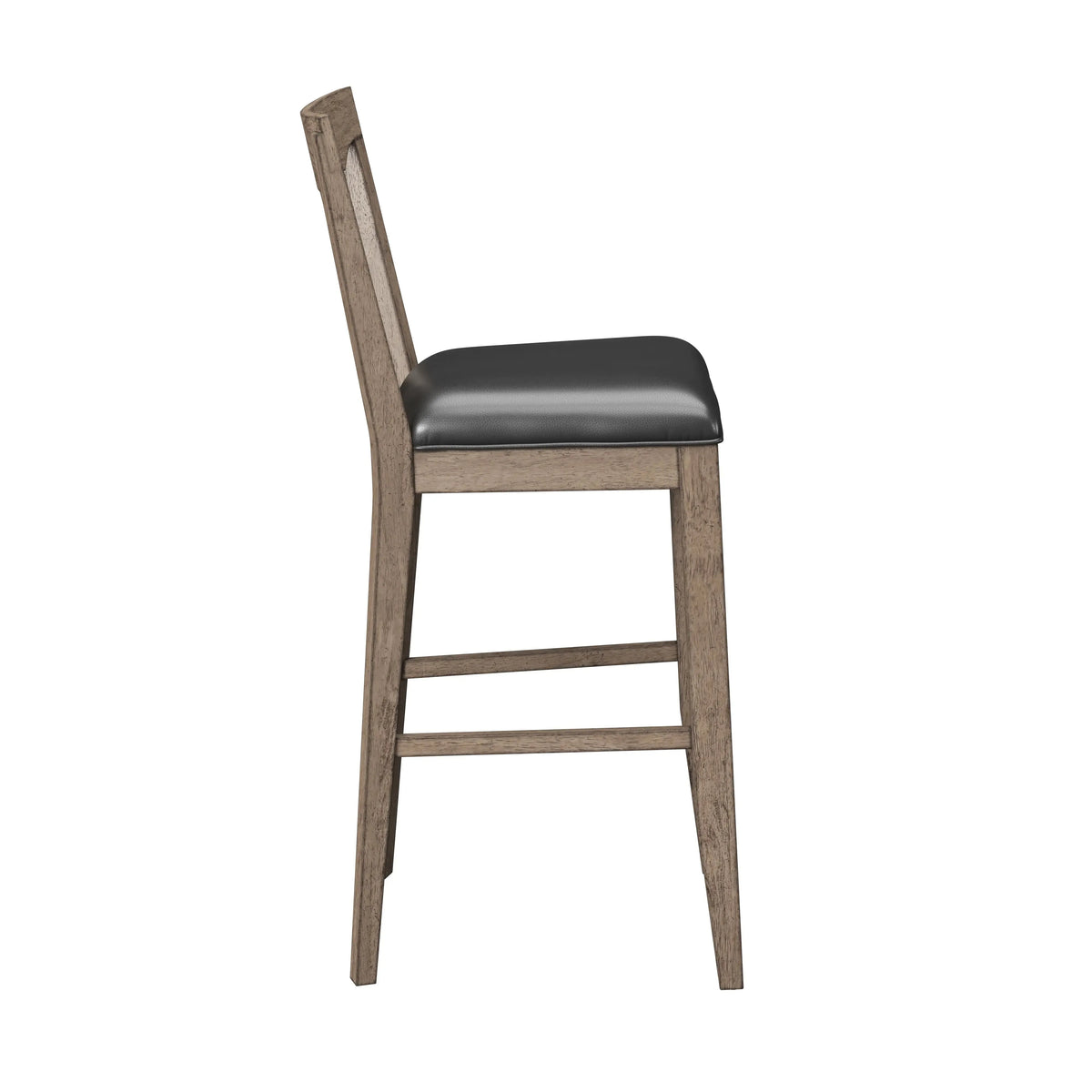 Benton Slat Back Bar Stool Pecan Brown