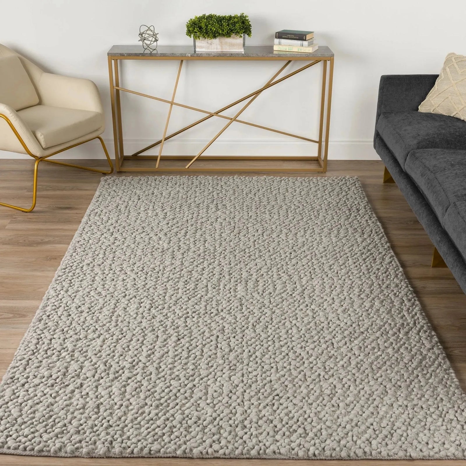 Gorbea GR1 Silver Rug