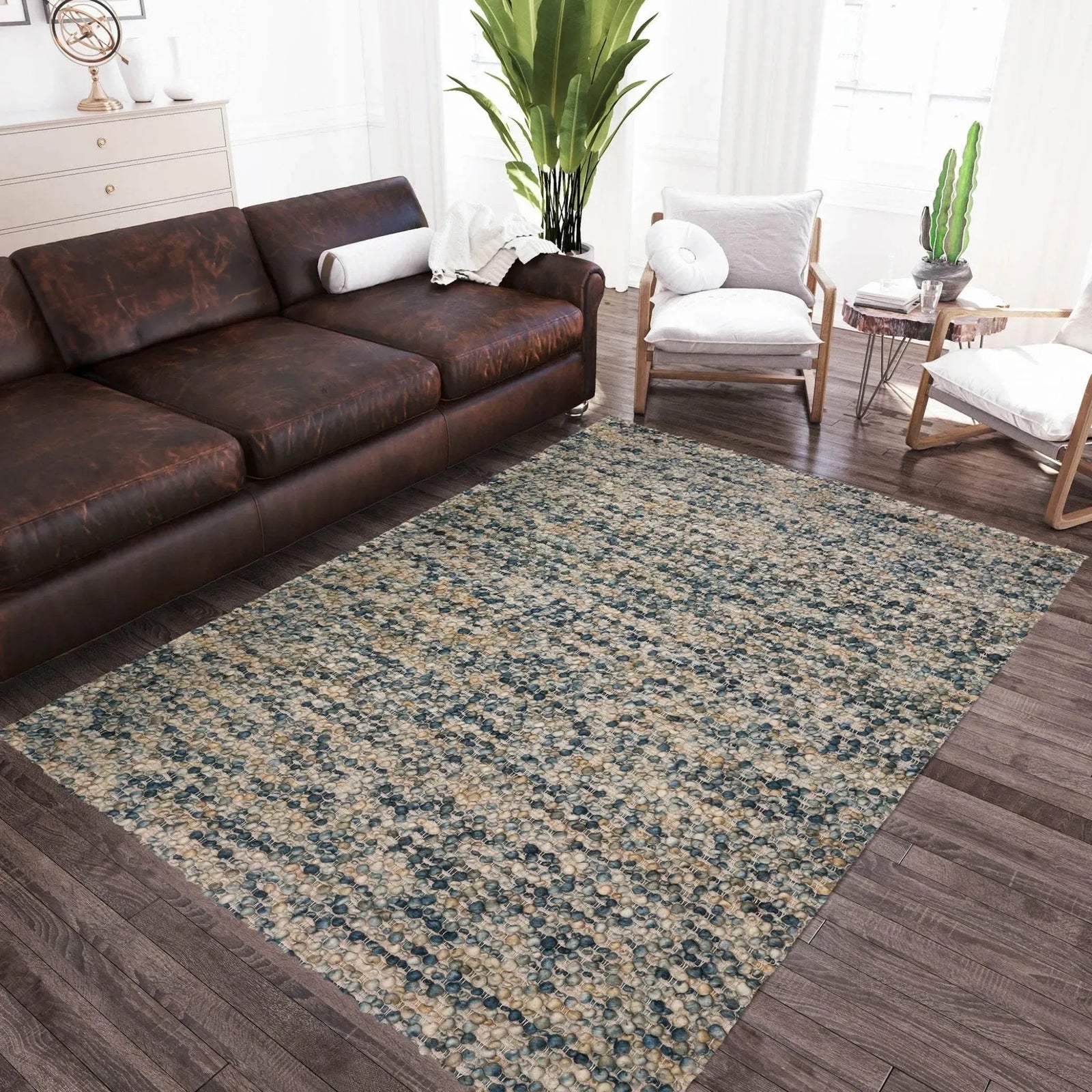 Hanu HU1 Navy Rug