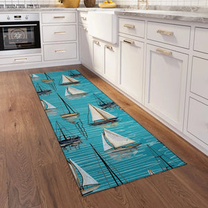 Harbor HA8 Teal Rug