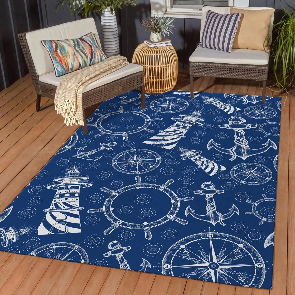 Harbor HA9 Navy Rug