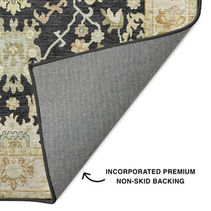 Hatay HY2 Black Rug