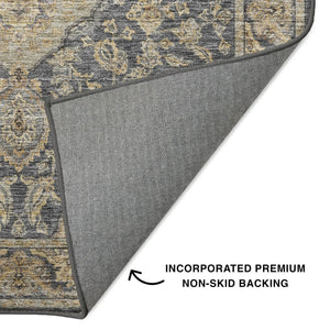 Hatay HY3 Charcoal Rug