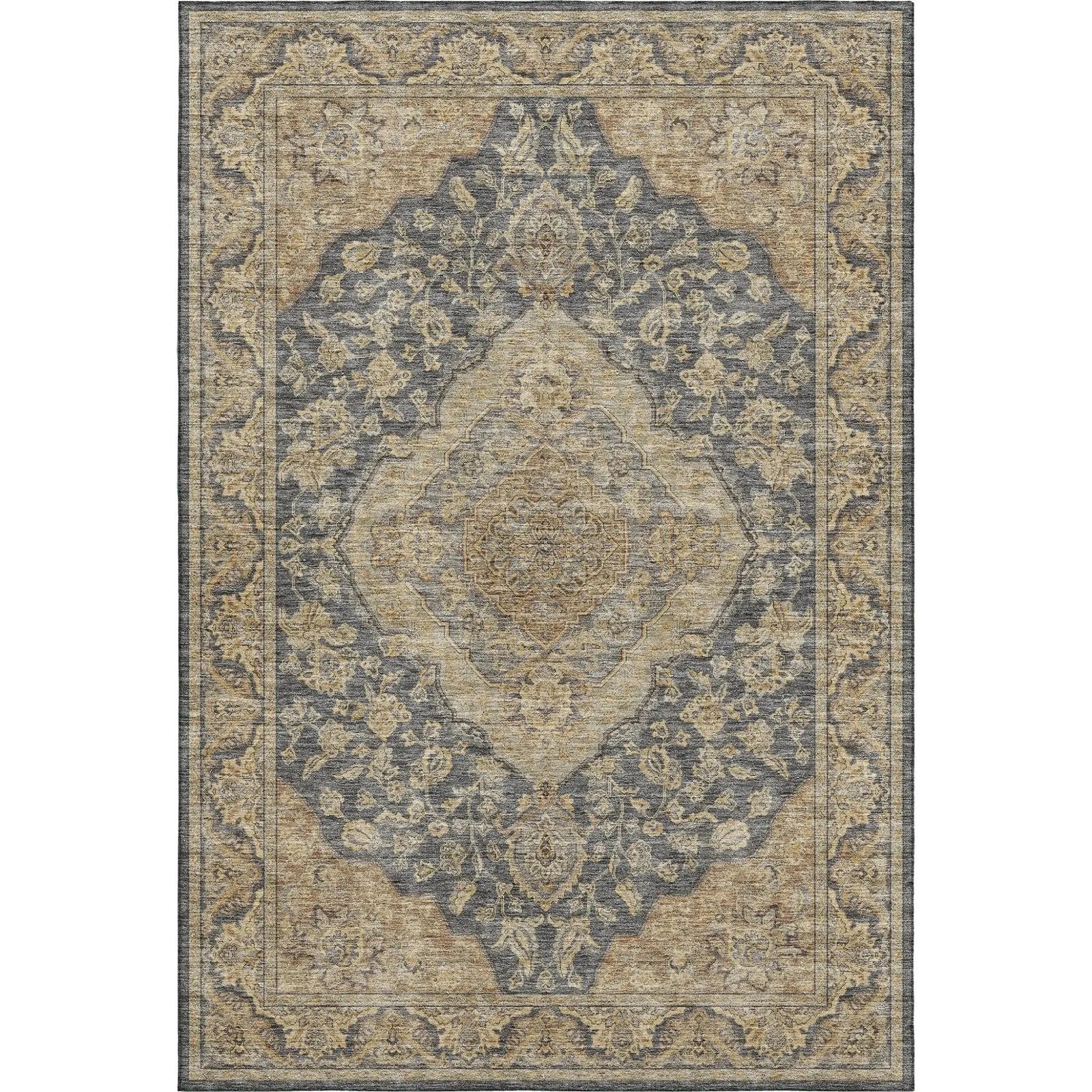 Hatay HY3 Charcoal Rug