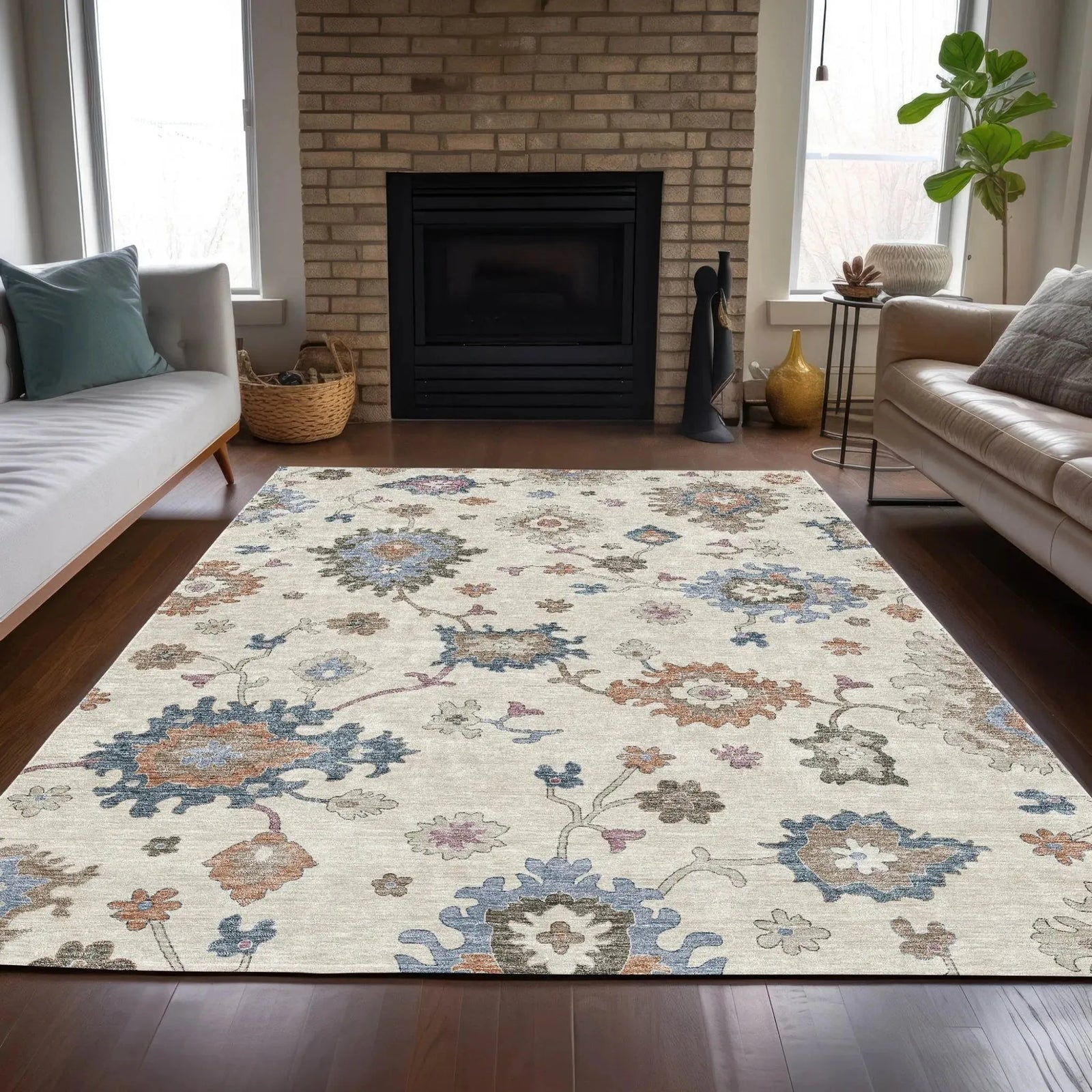 Hatay HY4 Ivory Rug