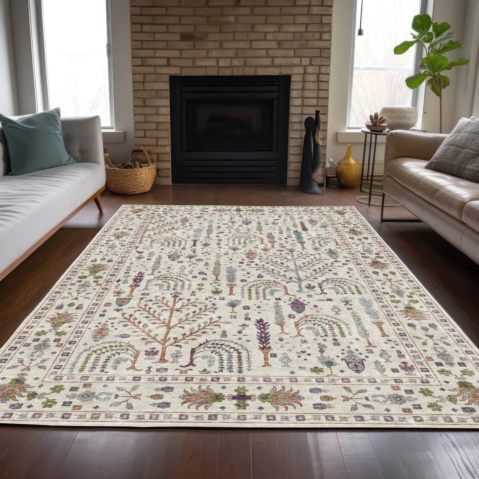 Hatay HY5 Ivory Rug