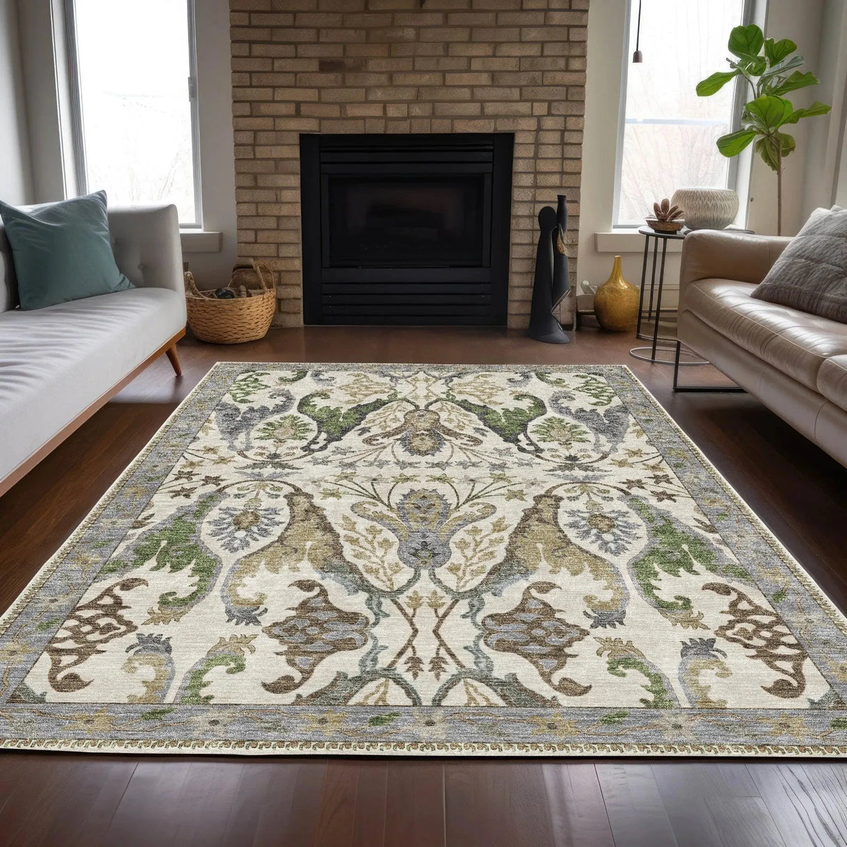 Hatay HY6 Ivory Rug