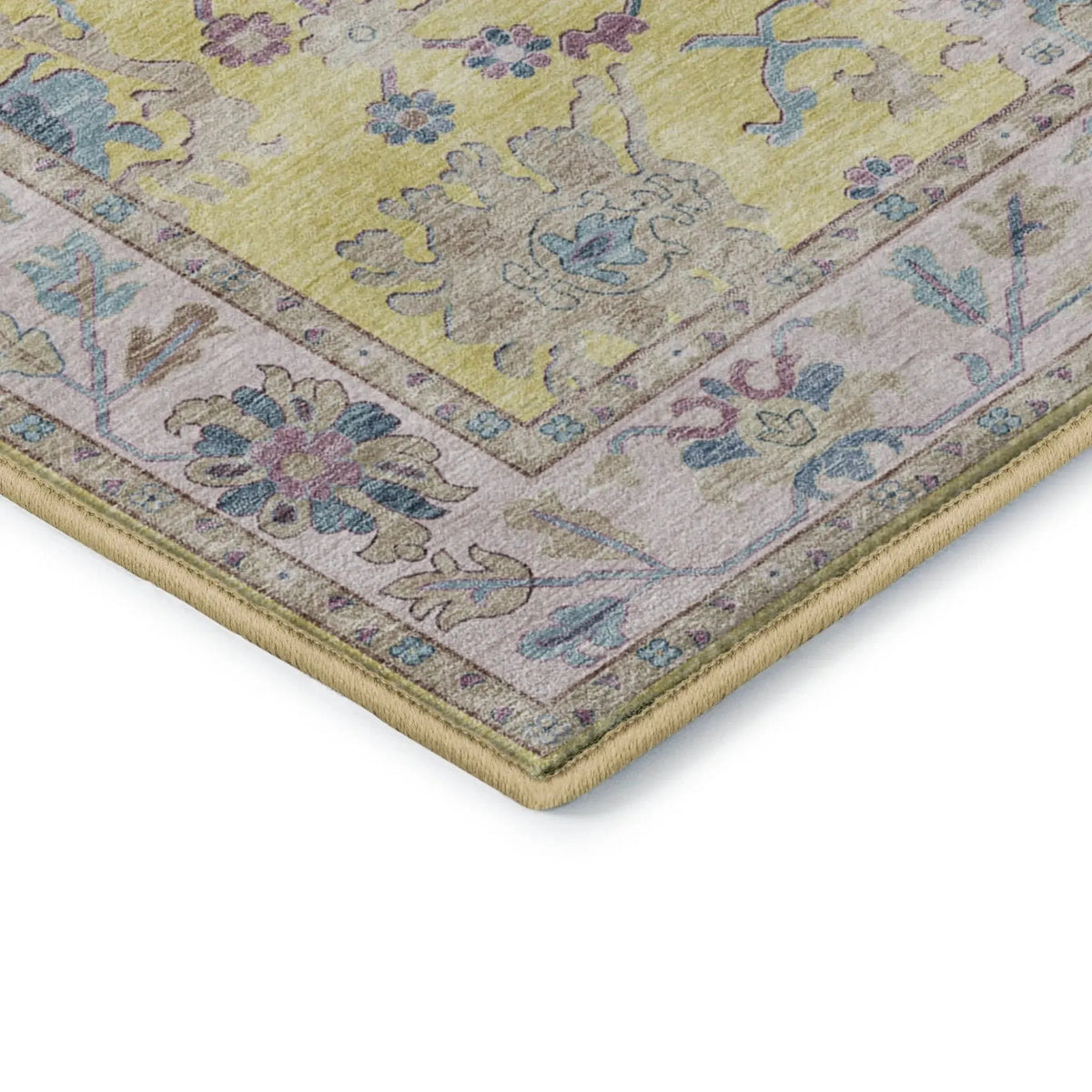 Hatay HY7 Yellow Rug