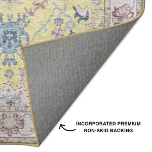 Hatay HY7 Yellow Rug