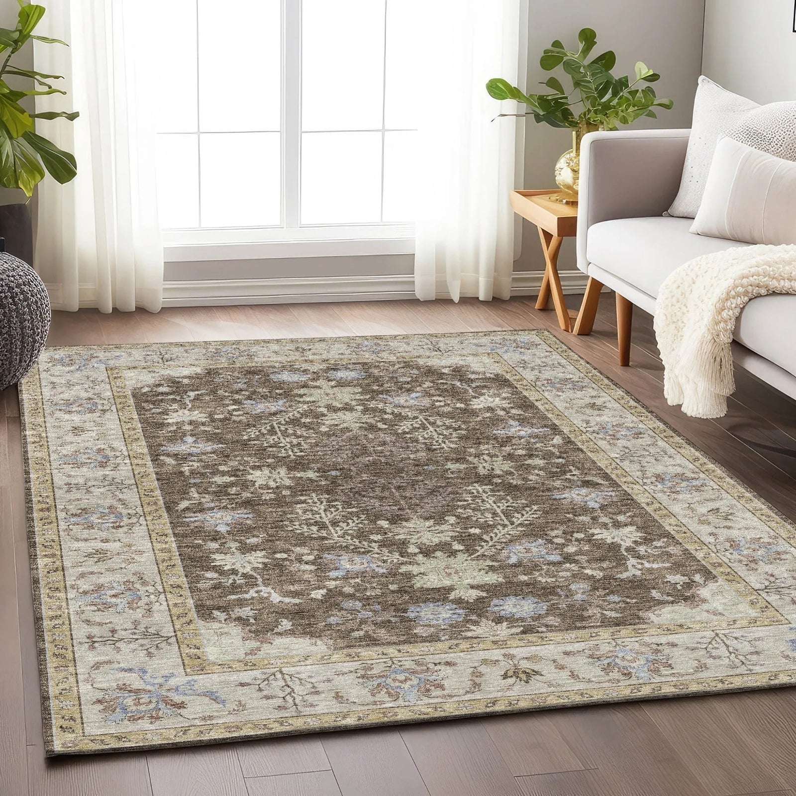 Hatay HY9 Brown Rug