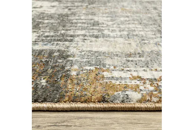 Hayden HAY06 Grey/Rust Rug