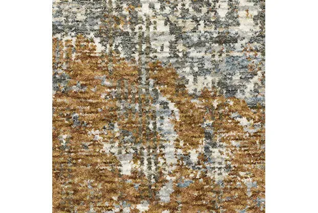 Hayden HAY06 Rust/Grey Rug