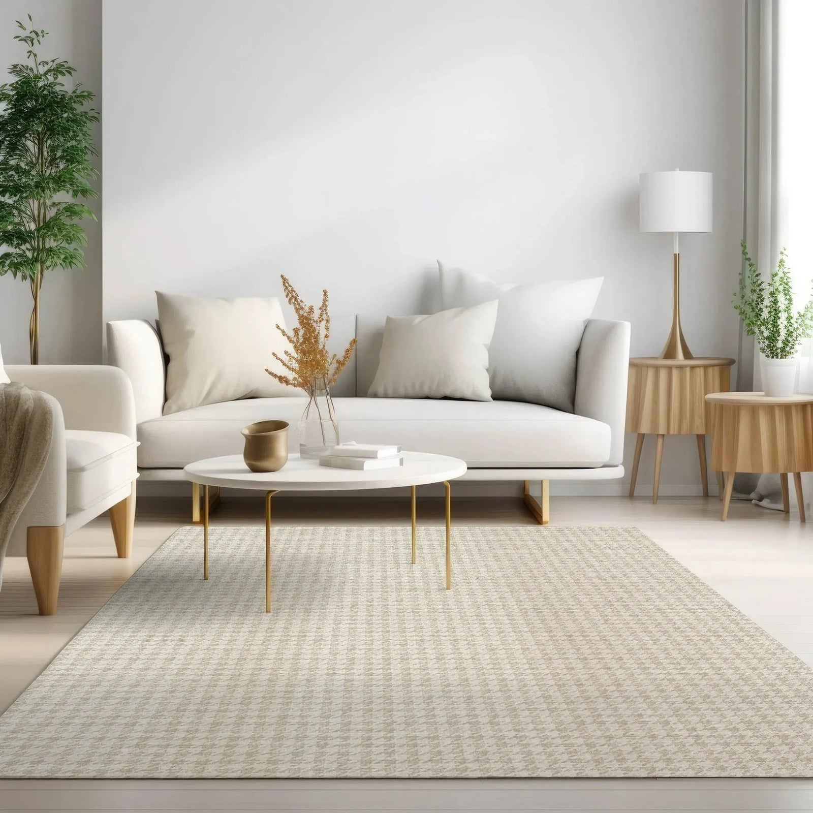 Hinton HN1 Linen Rug