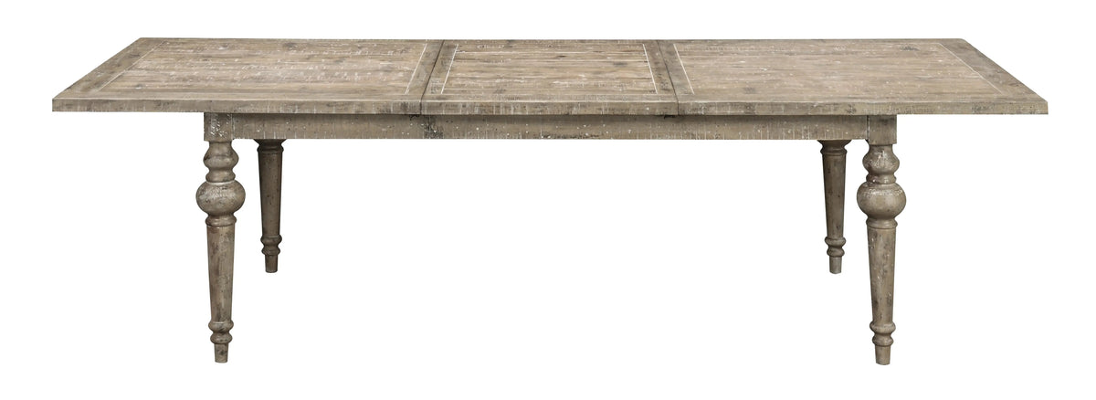 Interlude Butterfly Leaf Dining Table Sandstone Buff