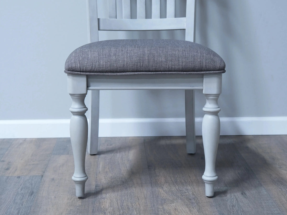 New Haven Slat Back Side Chair Oyster Shell