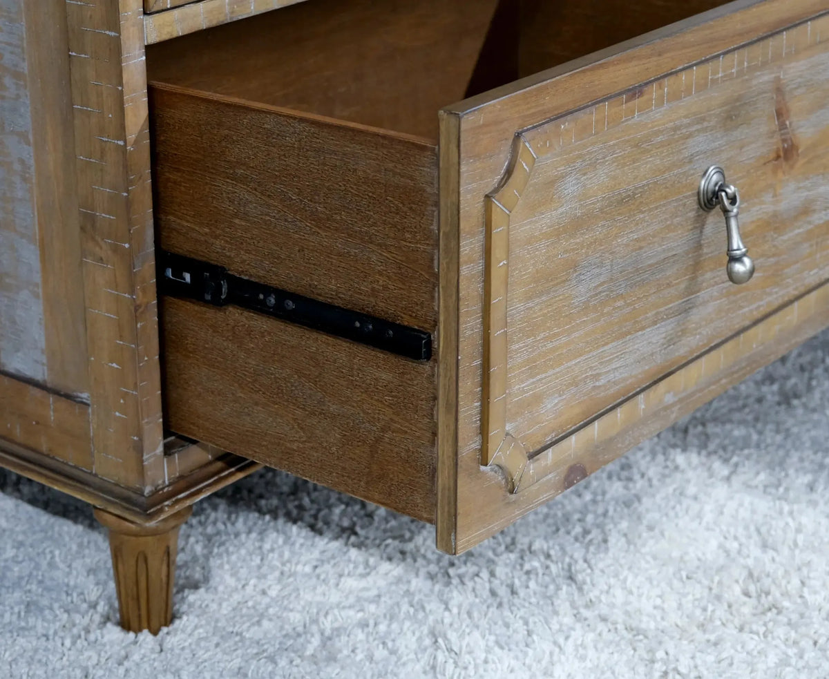 Interlude 2-Drawer Nightstand Sandstone Buff