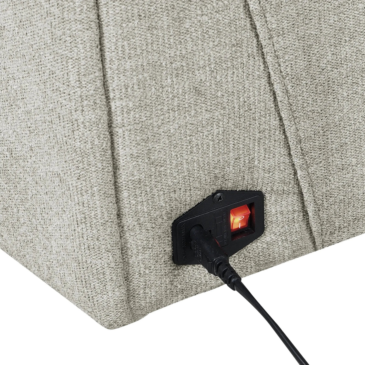 Medford Power 3-Seat Reclining Sectional Driftwood Tan