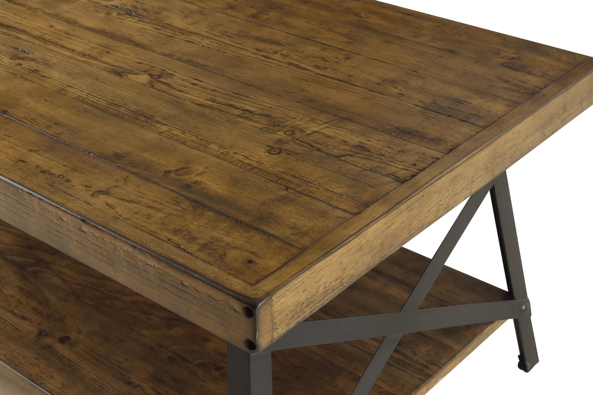 Chandler Coffee Table Pine Brown