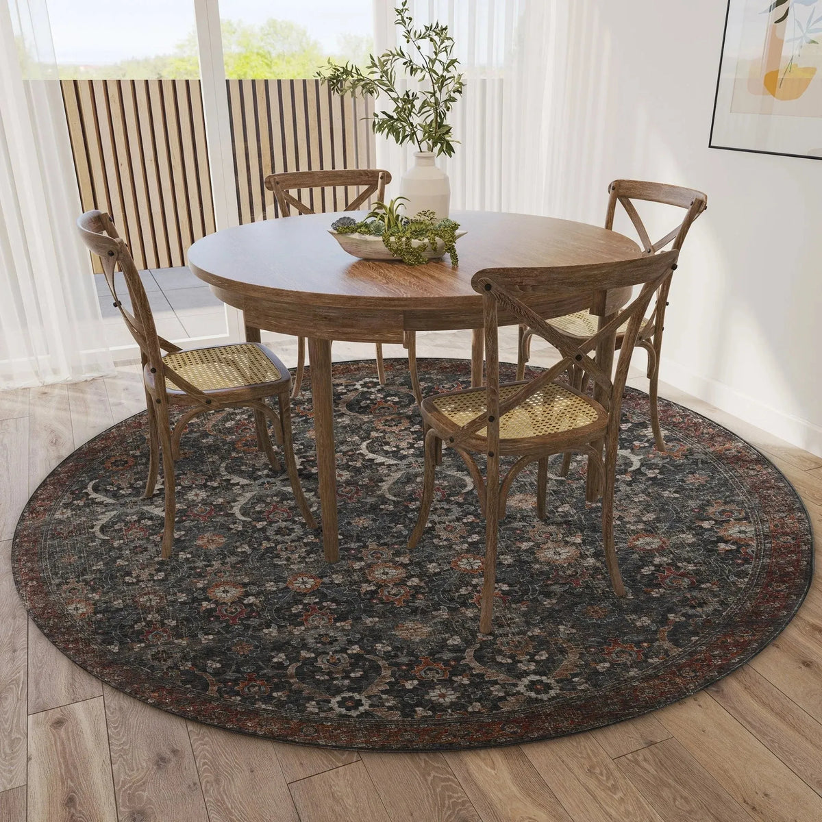 Jericho JC1 Charcoal Rug