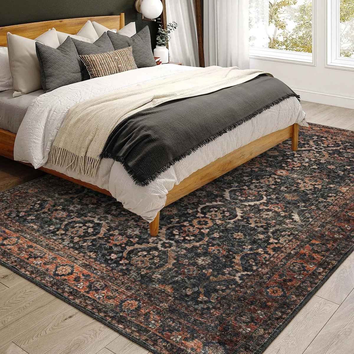 Jericho JC1 Charcoal Rug